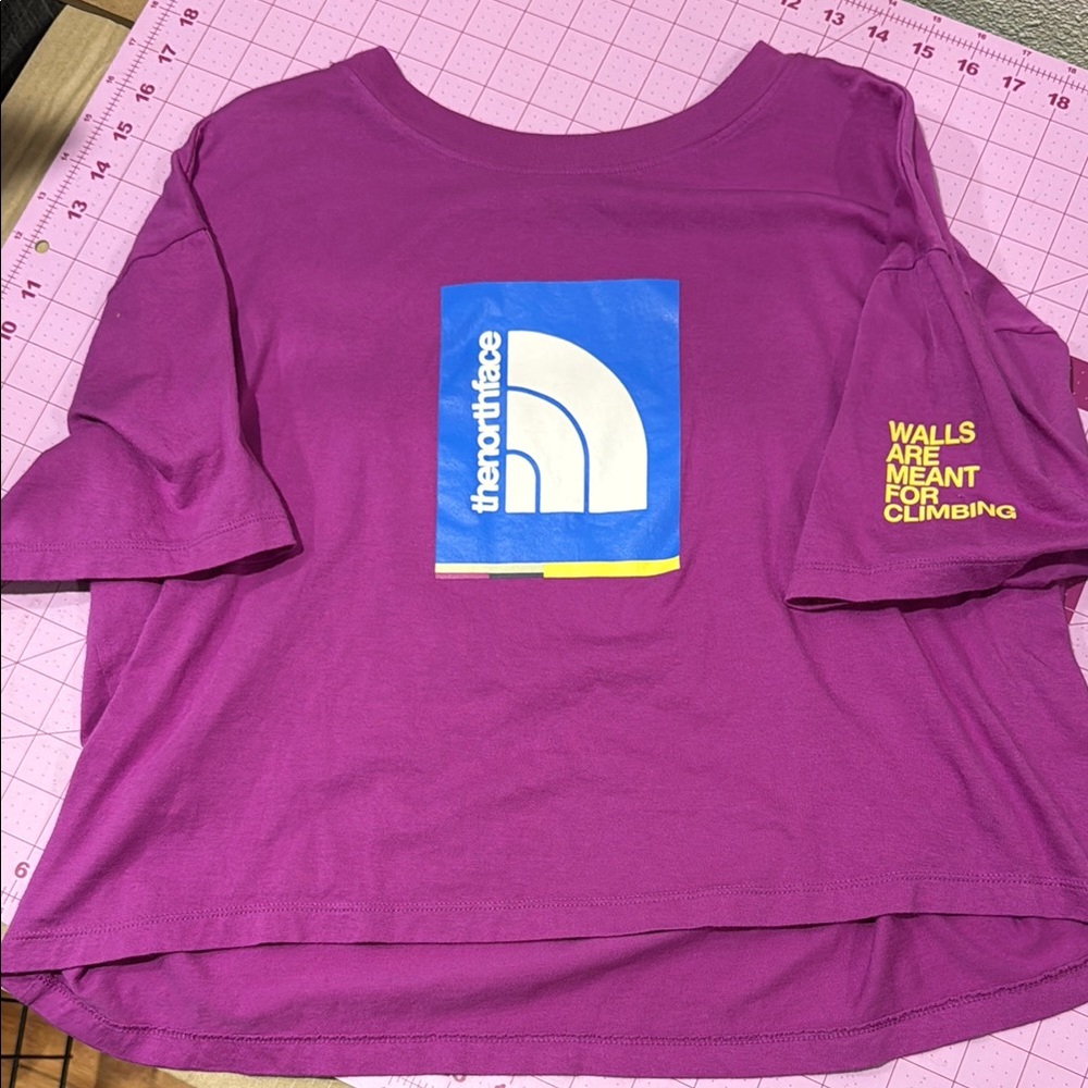 The North Face Kids Magenta Climbing Tee